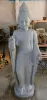  Product image 2 of the product “Standing Buddha with floral carving, Abudaya position. 54 x 36 x 176cm. Natural stone (river stone), stonemasonry ”